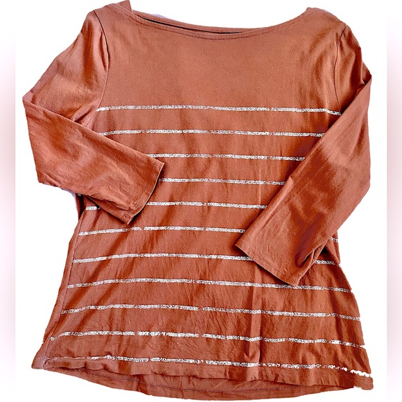 A New Day Stripe Boatneck Tee - Picture 1 of 2